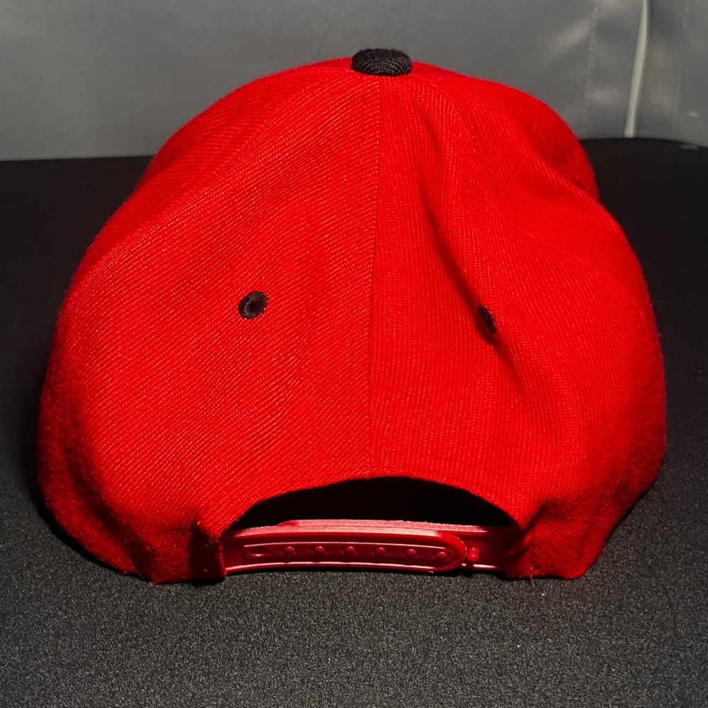 Six Flags Exclusive Harley Quinn Red Snapback Cap ( Has Writing On The Inside) - Picture 6 of 10